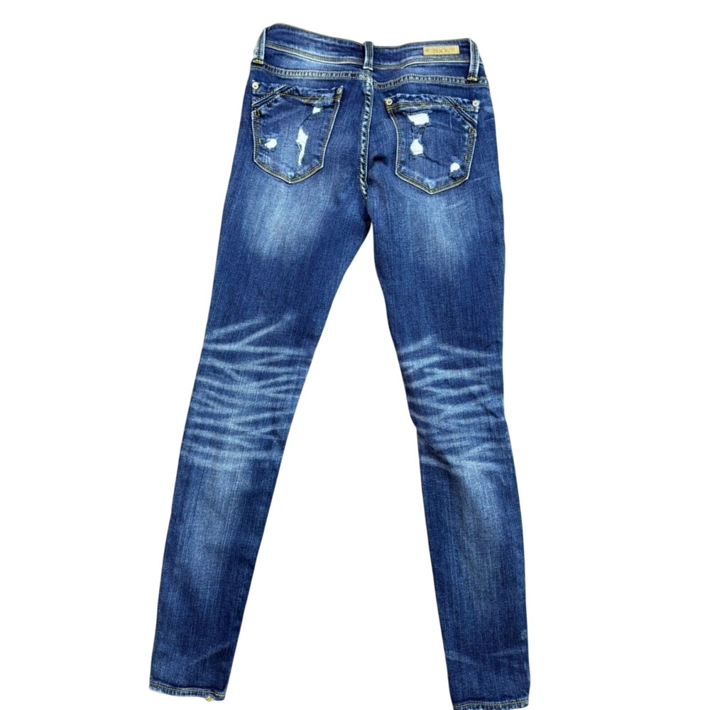 BKE Buckle Black Fit No 53 Ankle Skinny Jeans Medium Wash Size 24